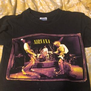 Vintage Nirvana shirt from the 90s fits like a small